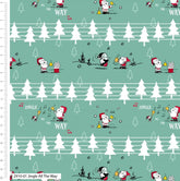 Peanuts Snoopy Jingle All the Way Christmas Fat Quarters